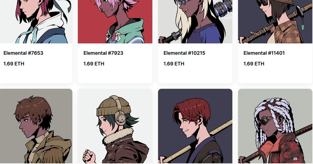 Azuki NFT Collection Prices Drop After Elementals Release